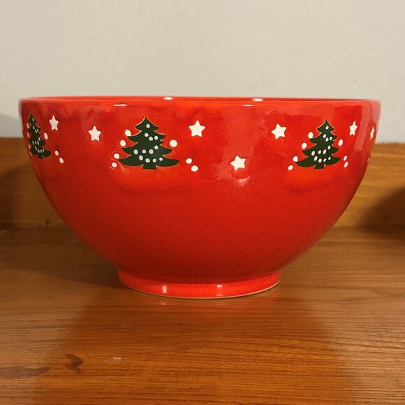 Waechtersbach Germany Christmas Tree Serving Bowl 9" - Picture 8 of 12
